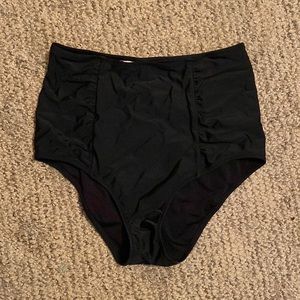 AERIE Black Swim Bottoms